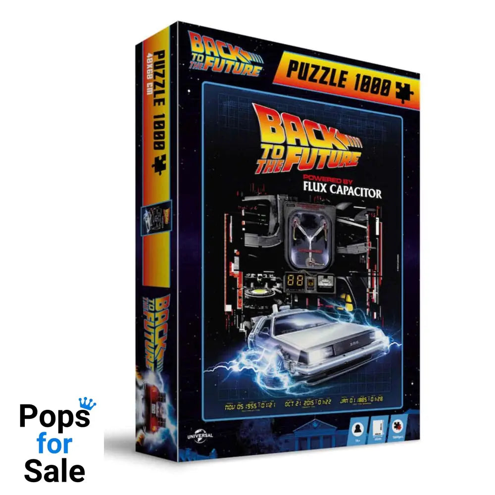Back to the Future Puzzle Powered by Flux Capacitor Puzzles