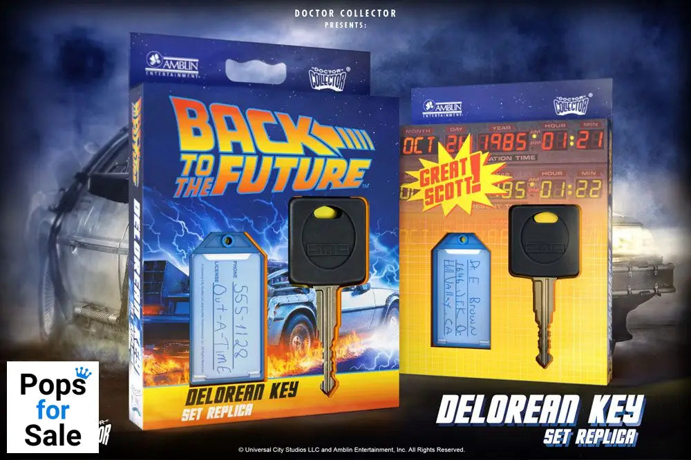 Back To The Future Replica 1/1 DeLorean Key