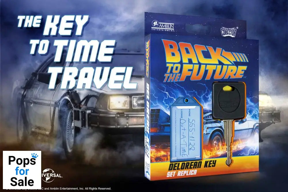 Back To The Future Replica 1/1 DeLorean Key