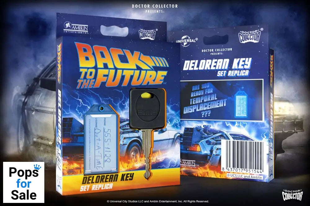 Back To The Future Replica 1/1 DeLorean Key