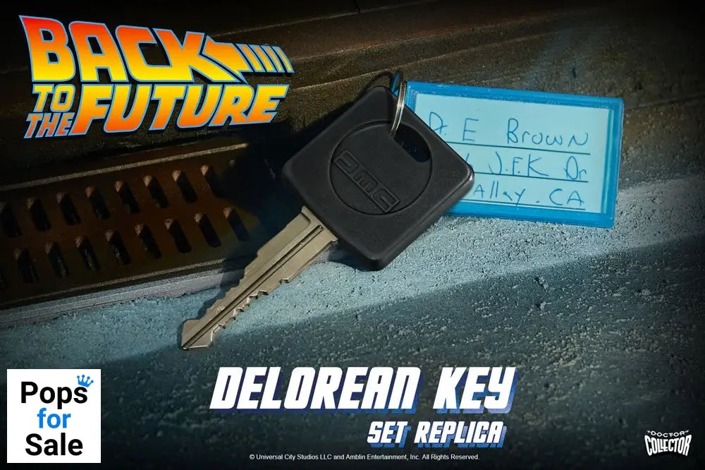 Back To The Future Replica 1/1 DeLorean Key