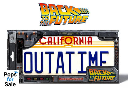 Back To The Future Replica 1/1 ´Outatime´ DeLorean License Plate