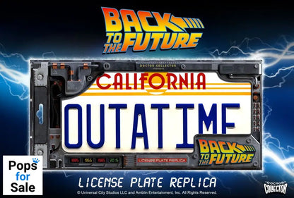 Back To The Future Replica 1/1 ´Outatime´ DeLorean License Plate