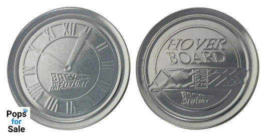 Back to the Future Set of 4 Embossed Metal Coasters Coasters