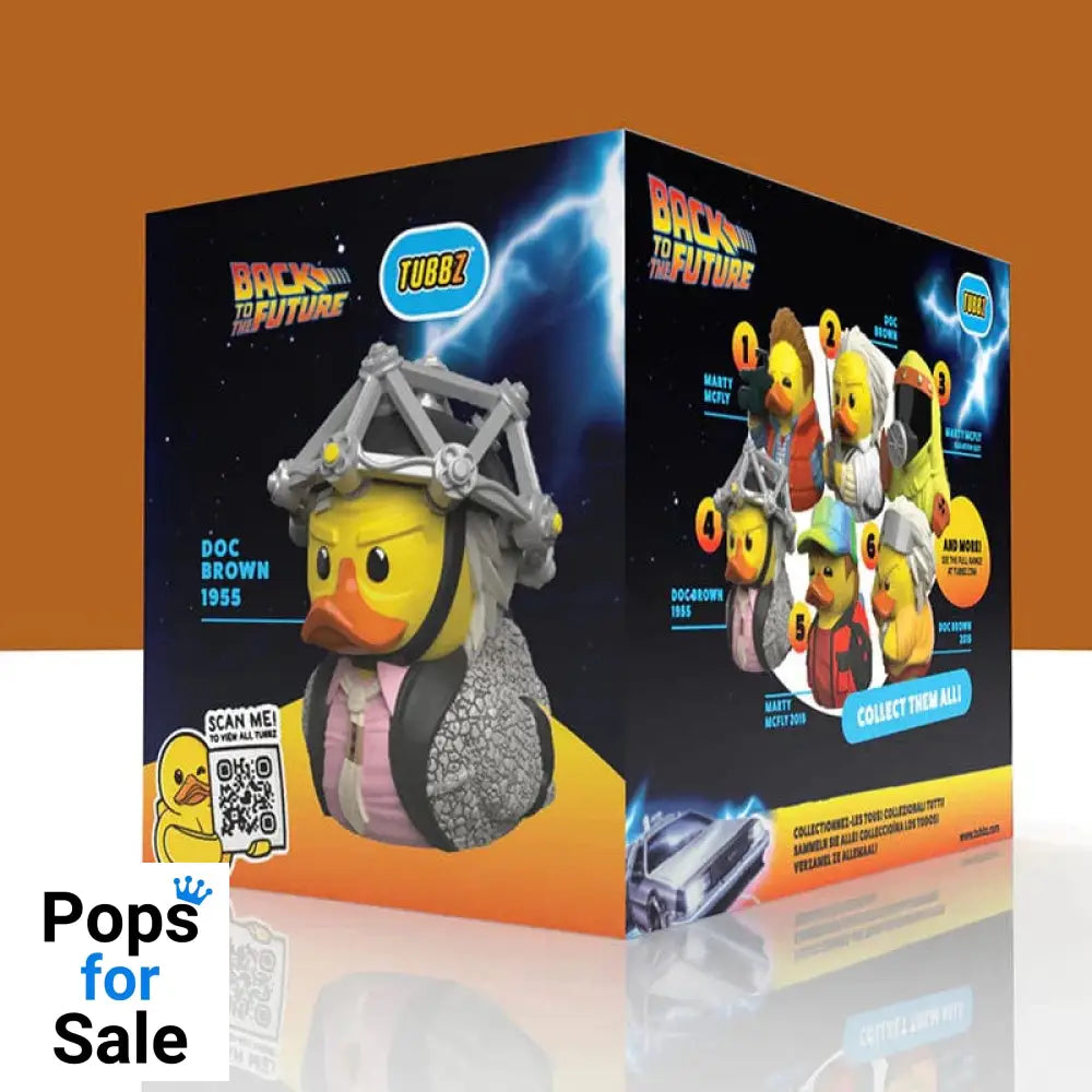 Back To The Future Tubbz PVC Figure Doc Brown 1950s Boxed Edition 10 cm