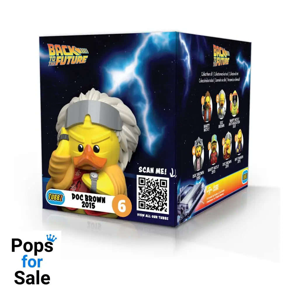 Back To The Future Tubbz PVC Figure Doc Brown 2015 Boxed Edition 10 cm