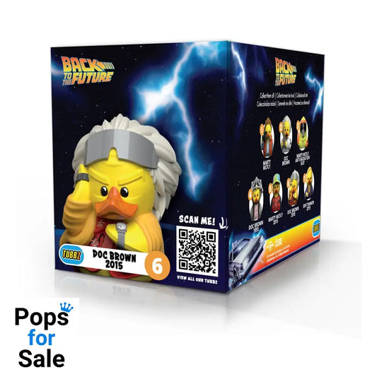 Back To The Future Tubbz PVC Figure Doc Brown 2015 Boxed Edition 10 cm