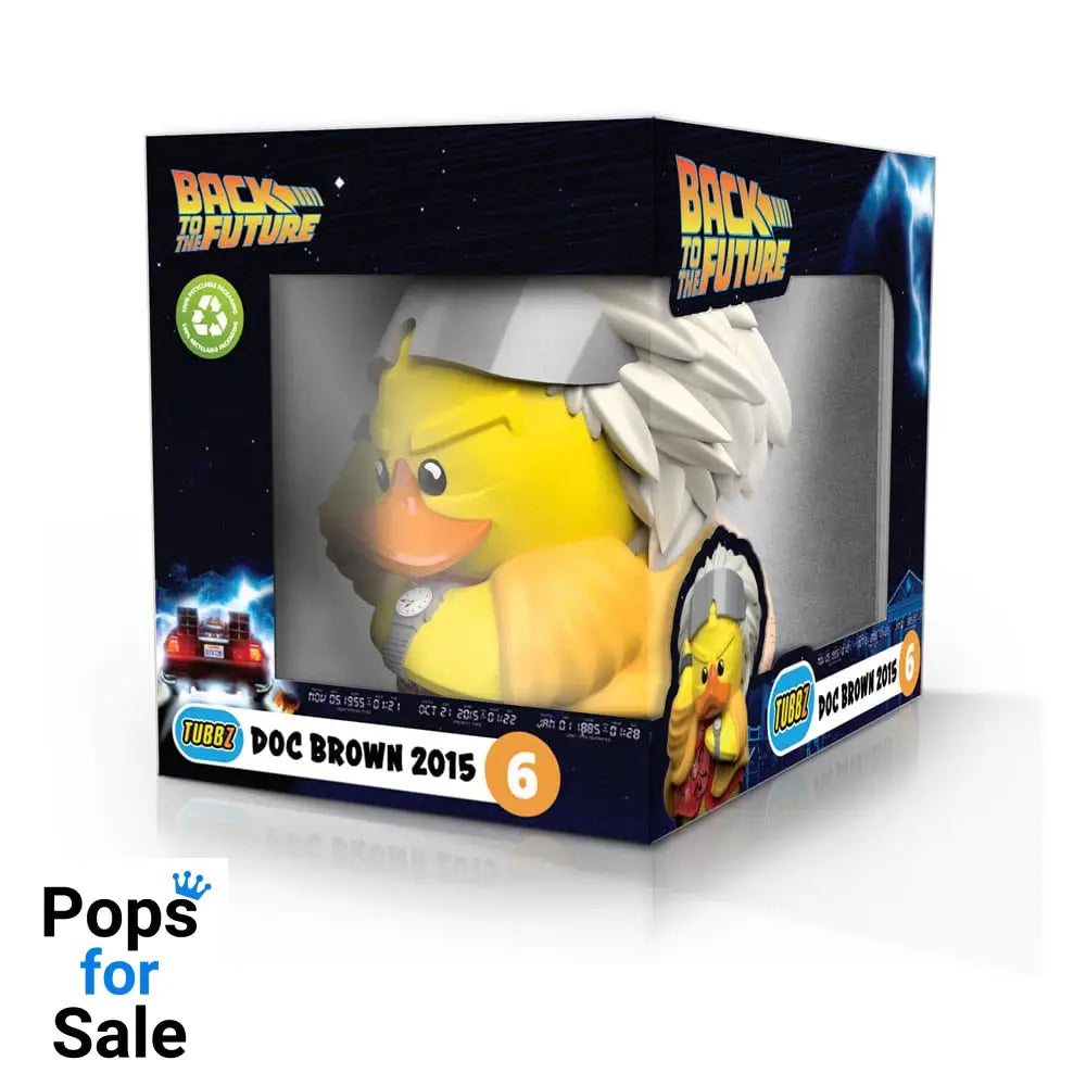 Back To The Future Tubbz PVC Figure Doc Brown 2015 Boxed Edition 10 cm