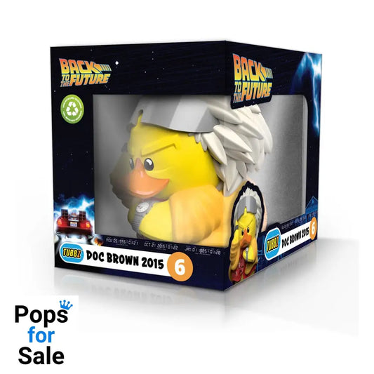Back To The Future Tubbz PVC Figure Doc Brown 2015 Boxed Edition 10 cm