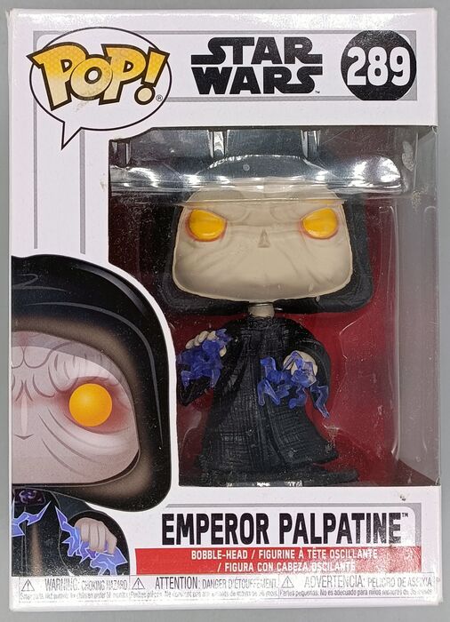 #289 Emperor Palpatine (Force Lightning) - Star Wars Box Damaged Funko POP