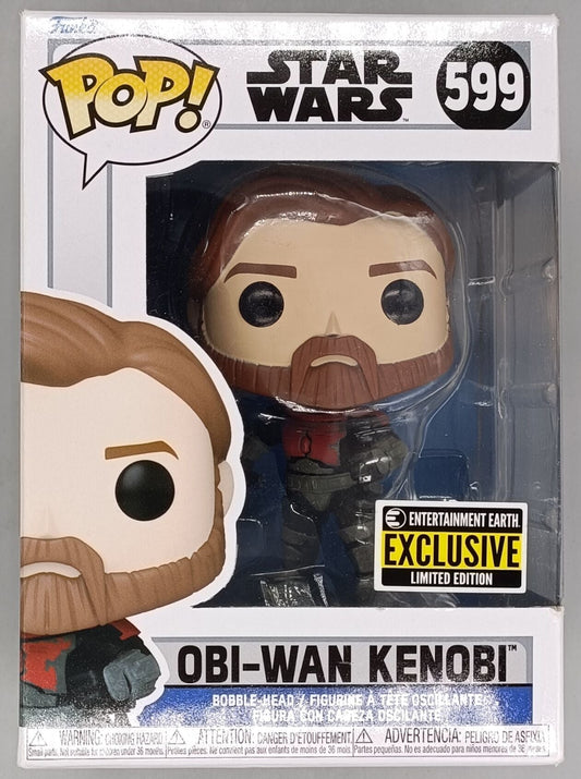 599 Obi-Wan Kenobi (Mandalorian Armor) Star Wars - Funko POP - Box Damaged