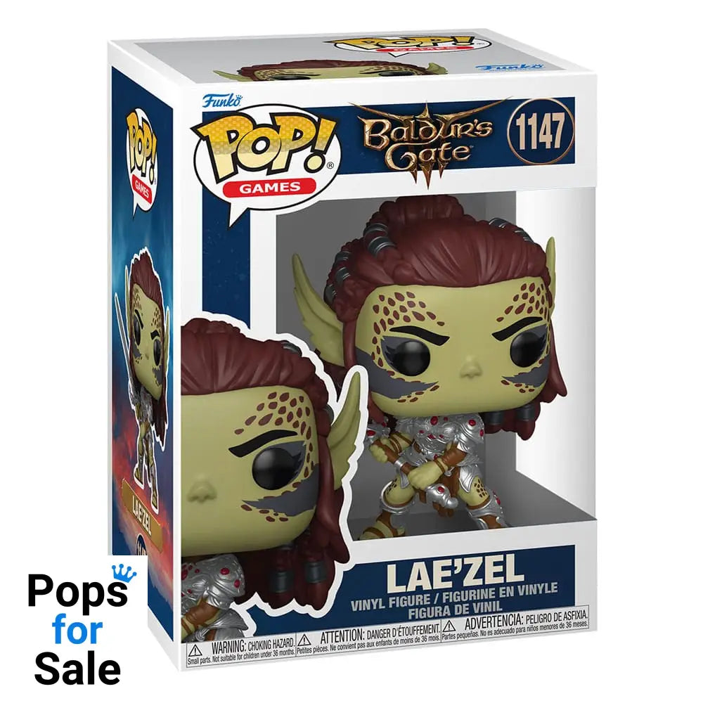 Baldur's Gate 3 POP! Games Vinyl Figure Lae'zel w/Sword 9 cm