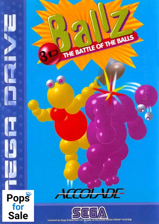 Ballz 3D: The Battle of the Ballz for Sega Mega Drive (MD)