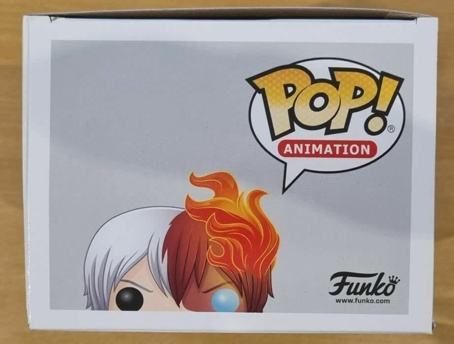 372 Todoroki  Metallic Animation My Hero Academia Funko POP - Box Damaged