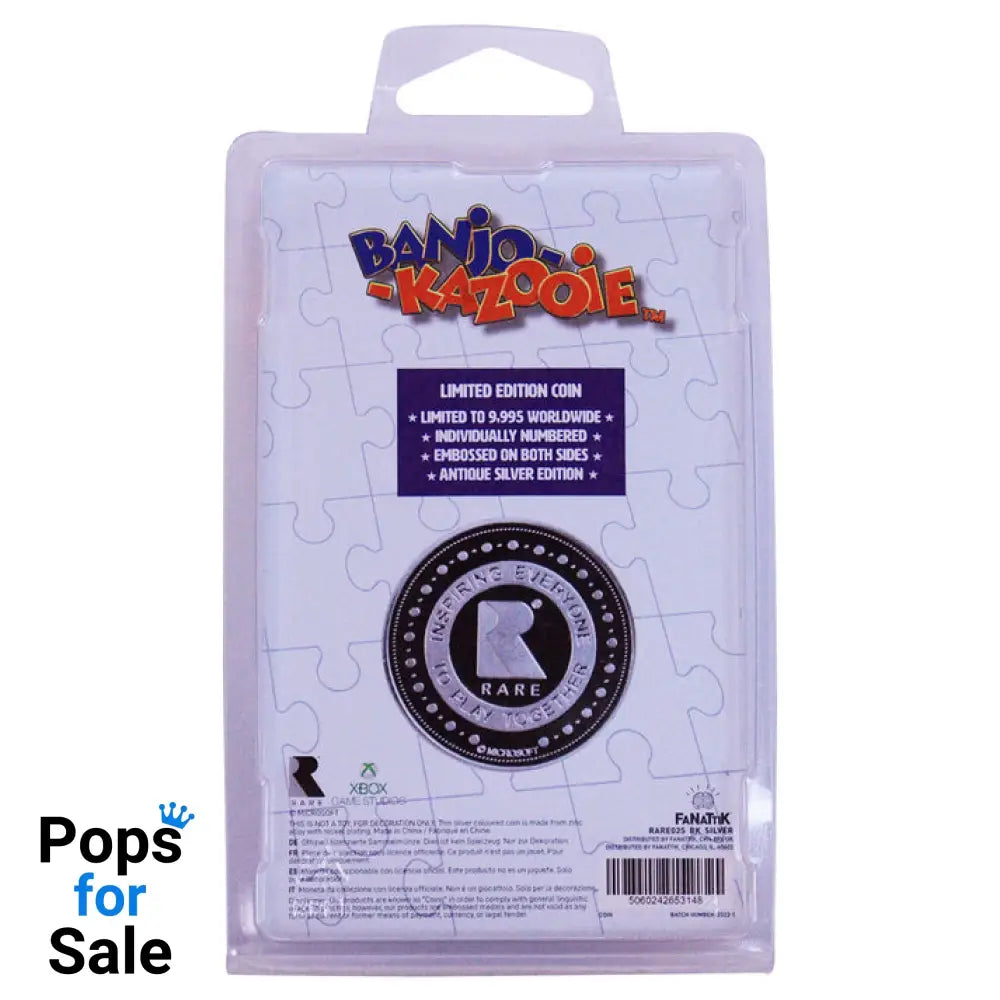 Banjo Kazooie Limited Edition Collectible Coin Coin