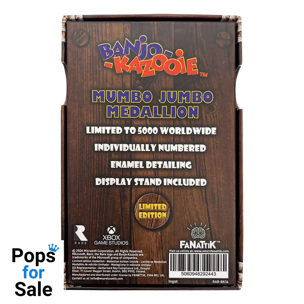 Banjo-Kazooie Medallion Mumbo Jumbo Limited Edition
