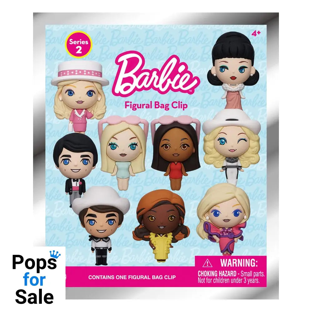 Barbie 3D Foam Bag Clips Series 2 Display (24)