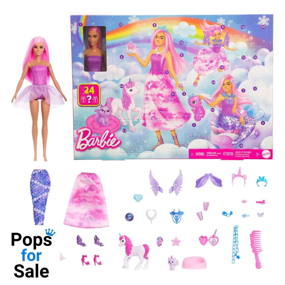 Barbie Advent Calendar with Doll Fantasy