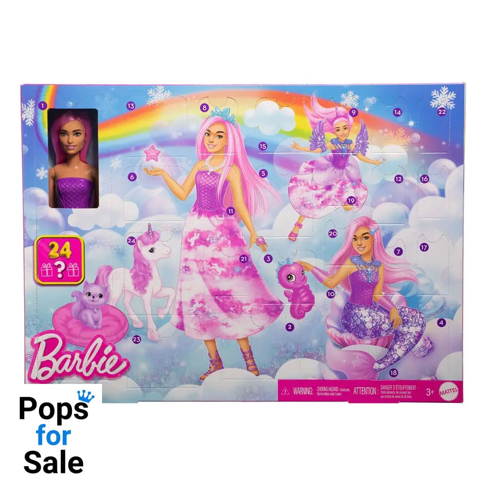 Barbie Advent Calendar with Doll Fantasy Dolls