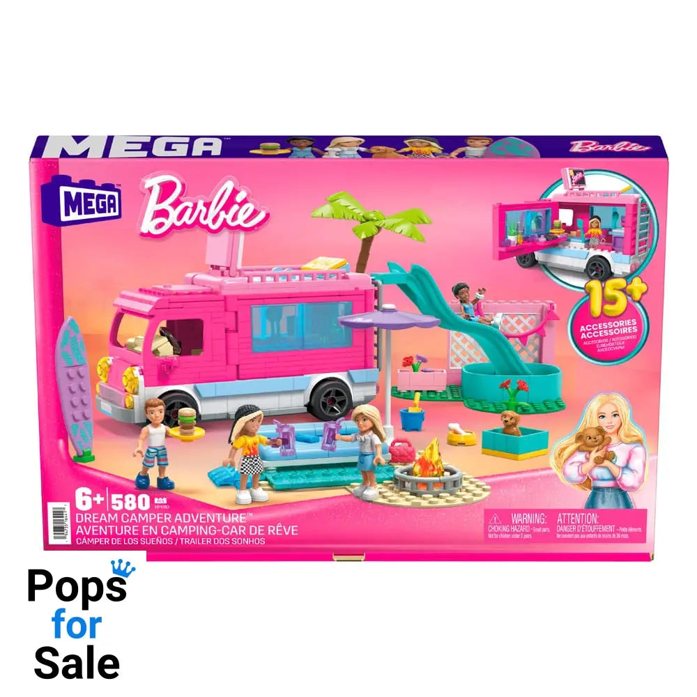Barbie MEGA Construction Set Dream Camper Adventure Dolls