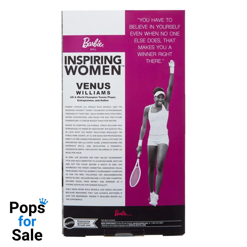 Barbie Signature Inspiring Women Doll Venus Williams Dolls