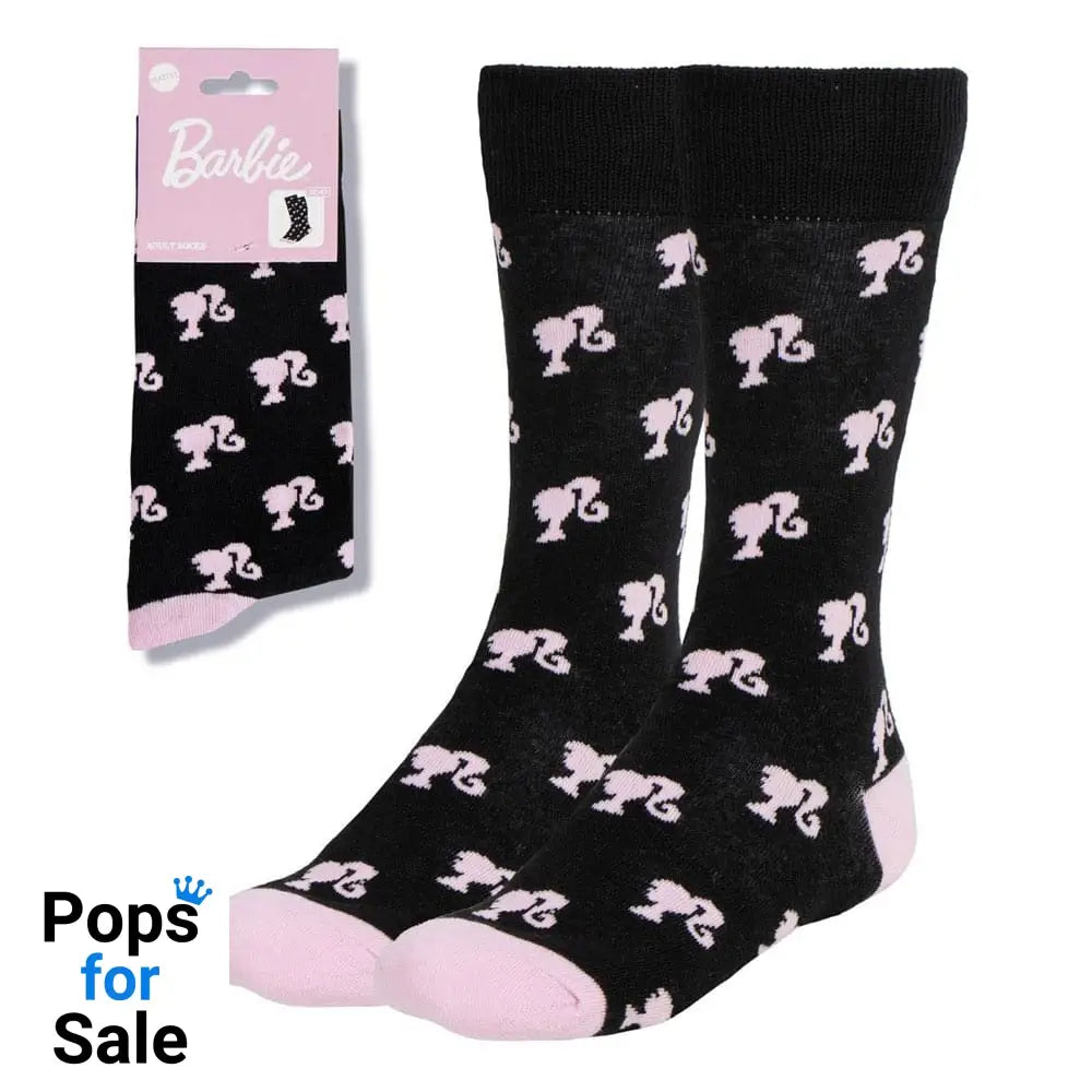 Barbie Socks Logo Black 36-43