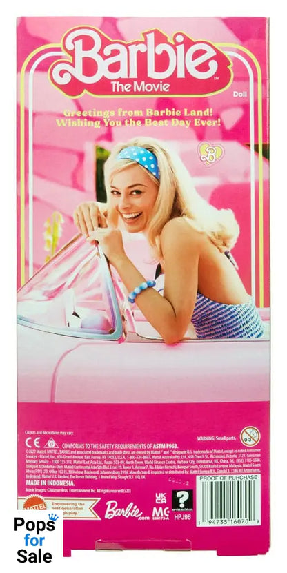 Barbie The Movie Doll Barbie in Pink Gingham Dress Dolls