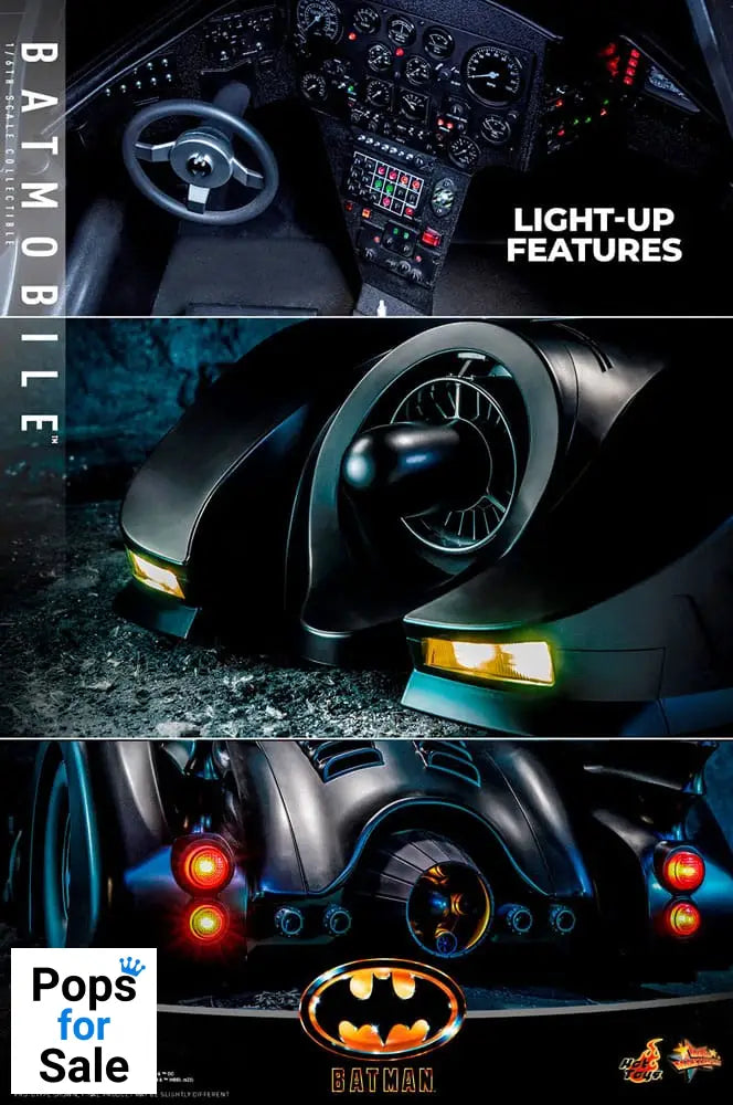 Batman (1989) Movie Masterpiece Action Figure 1/6 Batmobile 100 cm