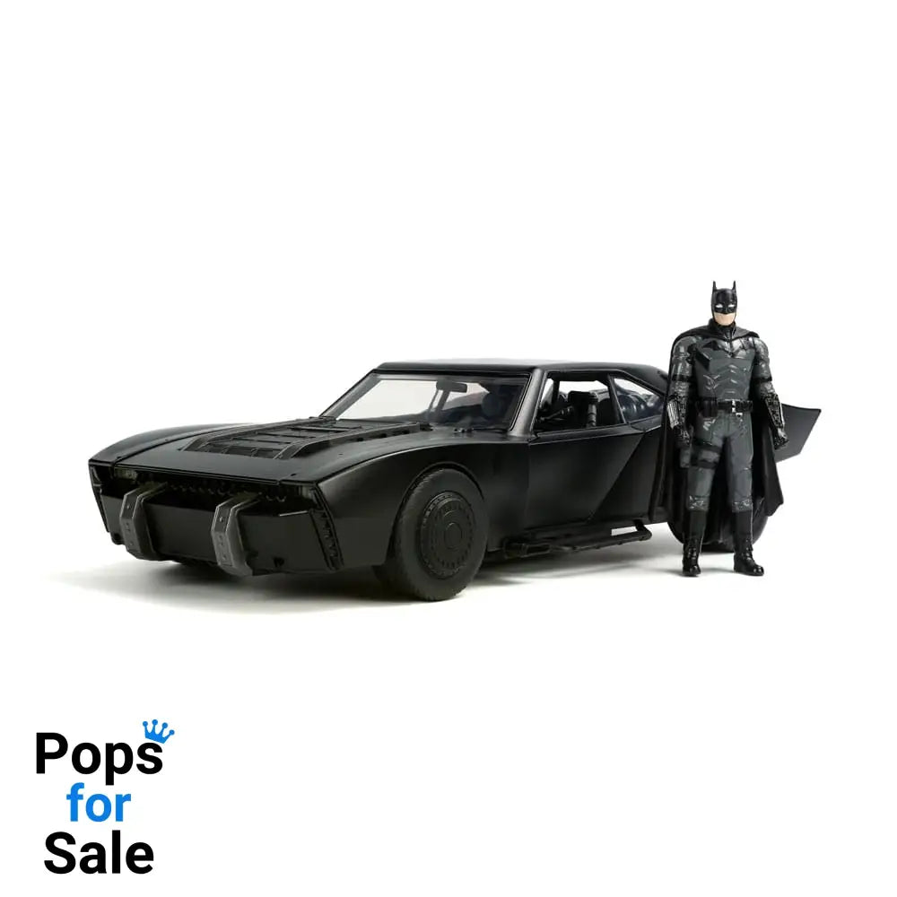 Batman 2022 Hollywood Rides Diecast Model 1/18 2022 Batmobile with Figure Vehicles