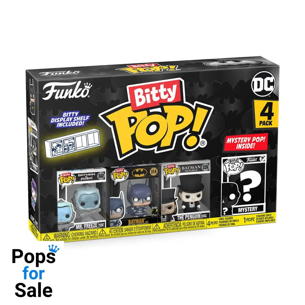 Batman 85th Anniversary Bitty POP! Vinyl Figure 4-Pack Freeze 2,5 cm