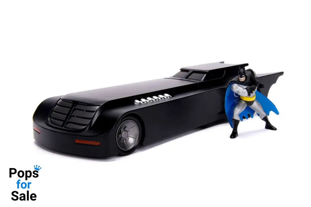 Batman Animated Series Metals Diecast Model 1/24 Batmobile with figure