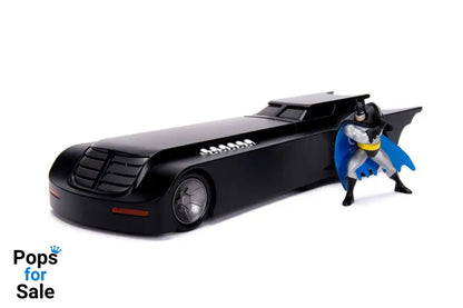 Batman Animated Series Metals Diecast Model 1/24 Batmobile with figure