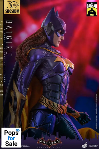 Batman Arkham Knight Videogame Masterpiece Action Figure 1/6 Batgirl (Purple and Gold Version) Exclusive 30 cm
