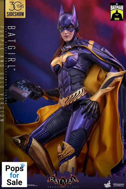 Batman Arkham Knight Videogame Masterpiece Action Figure 1/6 Batgirl (Purple and Gold Version) Exclusive 30 cm Action