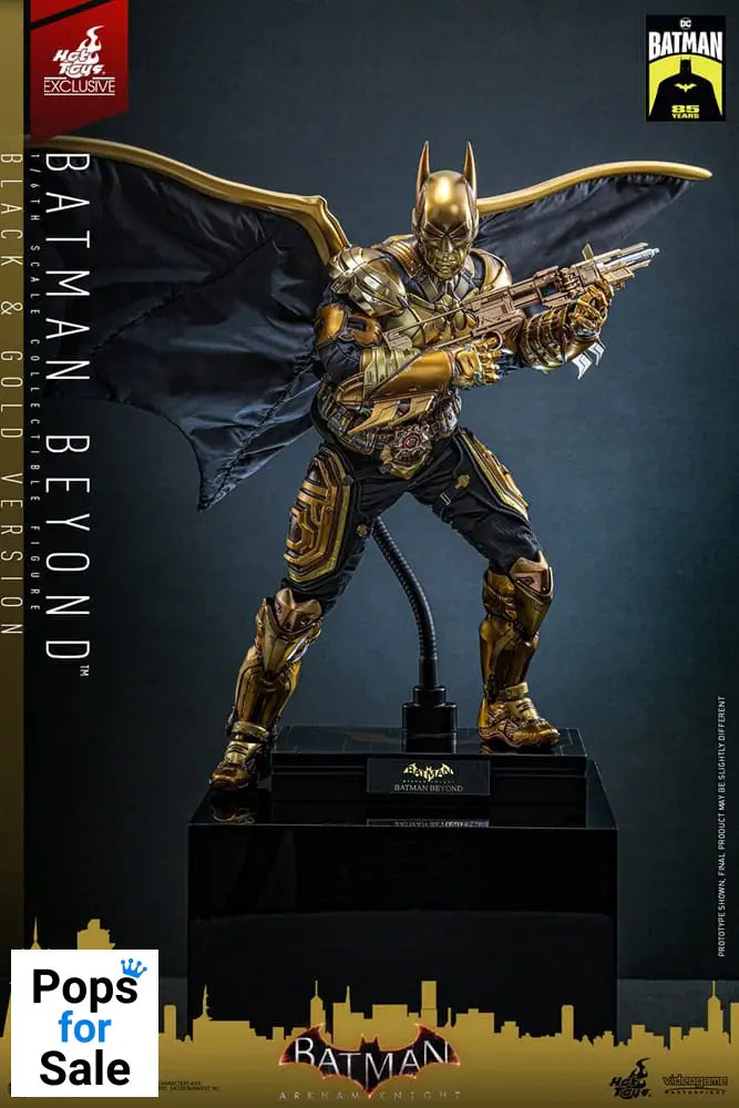 Batman: Arkham Knight Videogame Masterpiece Action Figure 1/6 Batman Beyond (Black & Gold Version) 32 cm