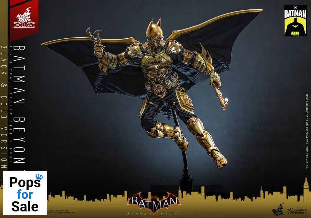 Batman: Arkham Knight Videogame Masterpiece Action Figure 1/6 Batman Beyond (Black & Gold Version) 32 cm