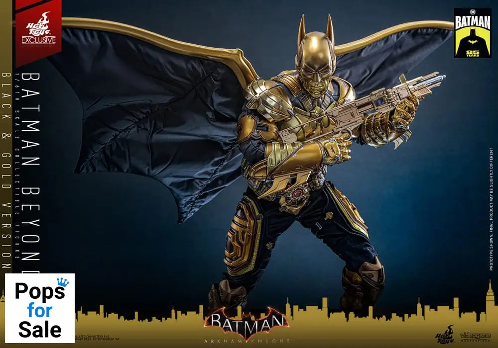 Batman: Arkham Knight Videogame Masterpiece Action Figure 1/6 Batman Beyond (Black & Gold Version) 32 cm