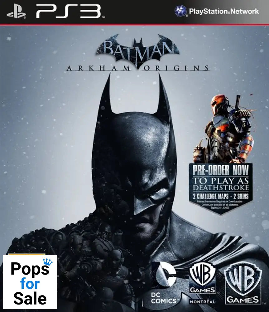 Batman: Arkham Origins for Playstation 3 (PS3)