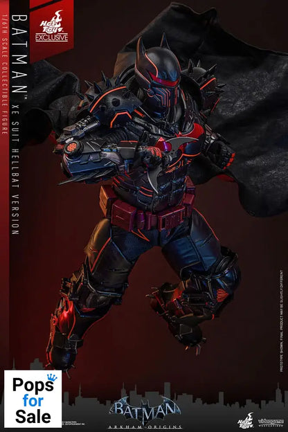 Batman Arkham Origins Videogame Masterpiece Action Figure 1/6 XE Suit Hellbat Version Hot Toys Exclusive 33 cm
