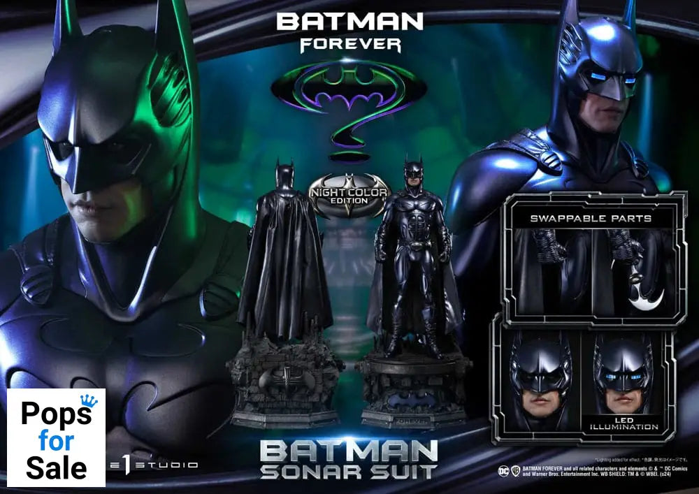 Batman Forever Museum Masterline Series Statue 1/3 Batman Sonar Suit Night Color Edition 95 cm