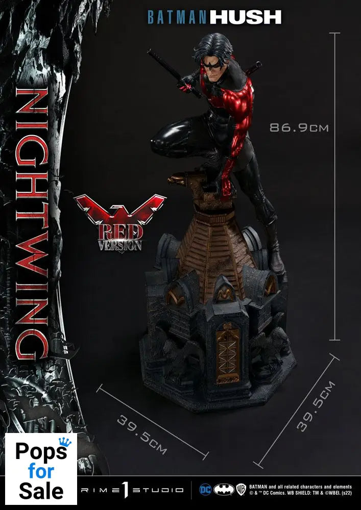 Batman Hush Statue Nightwing Red Version 87 cm