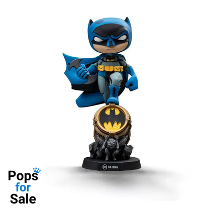 Batman Mini Co. PVC Figure Batman on Bat-Signal (Blue Variant) 15 cm