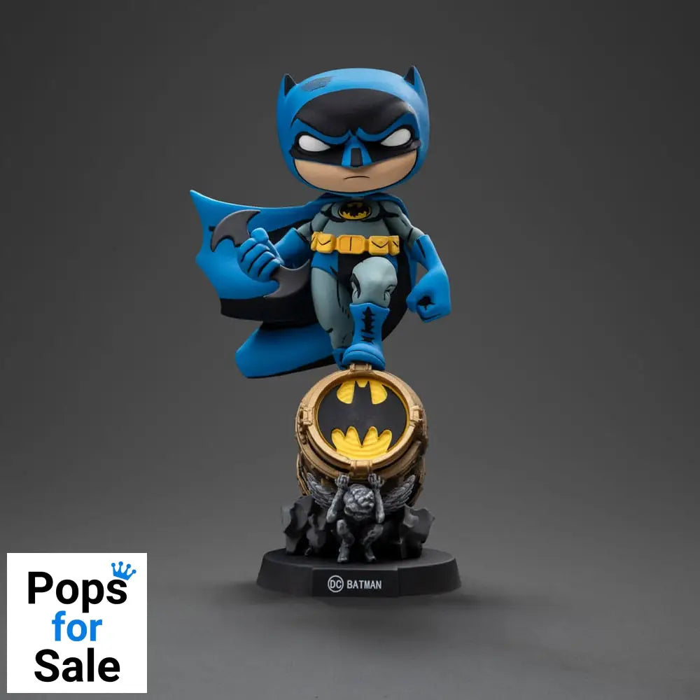 Batman Mini Co. PVC Figure Batman on Bat-Signal (Blue Variant) 15 cm