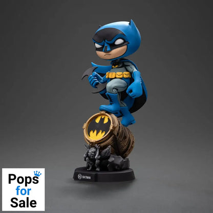 Batman Mini Co. PVC Figure Batman on Bat-Signal (Blue Variant) 15 cm