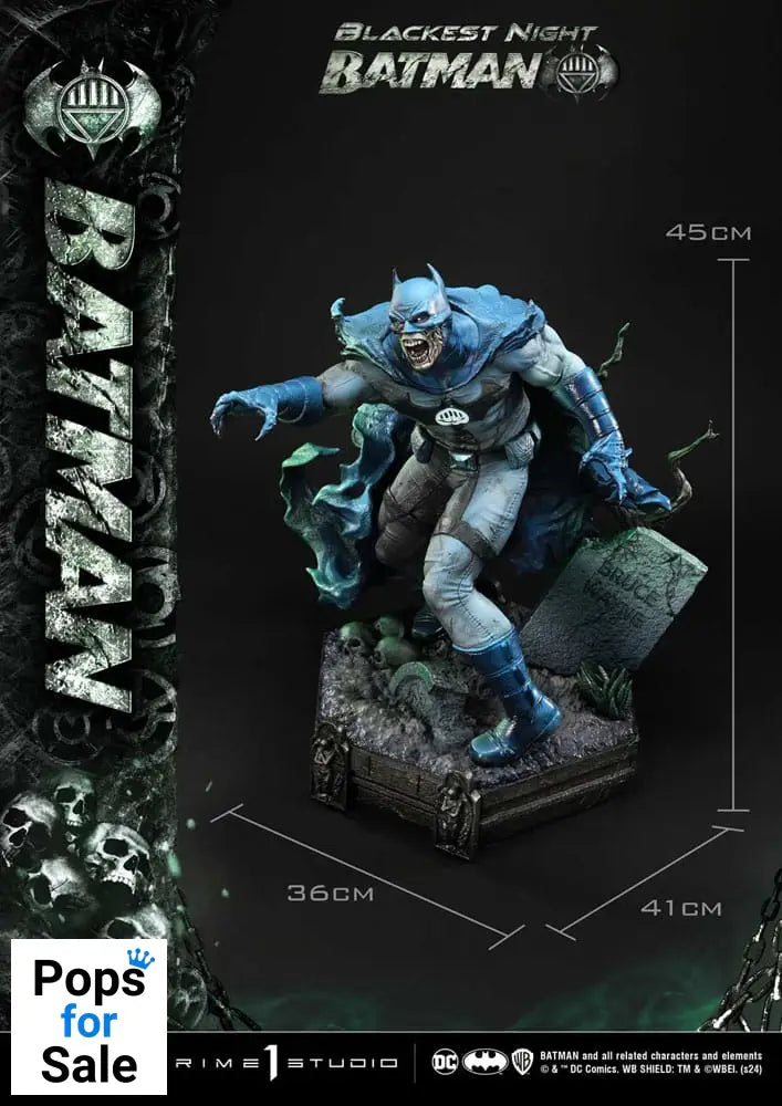 Batman Premium Masterline Series Statue Batman Blackest Night Version 45 cm