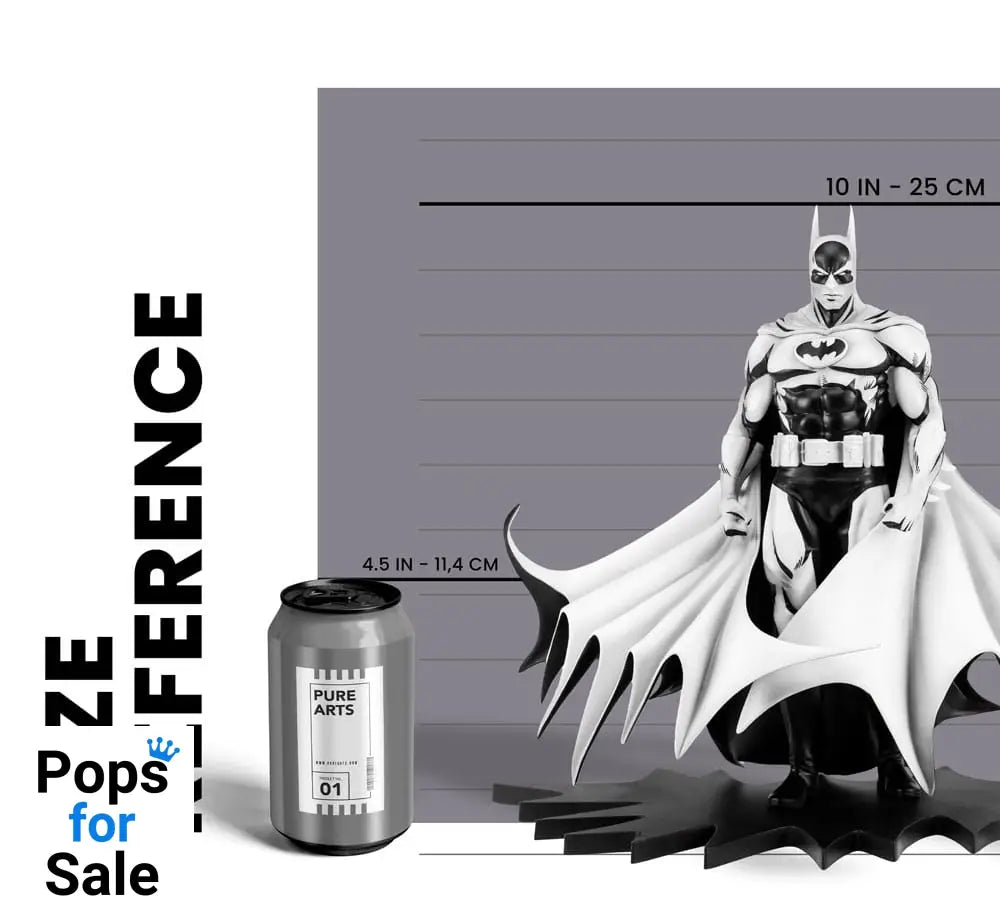 Batman PX PVC Statue 1/8 SDCC 2024 Batman Black & White Version 27 cm