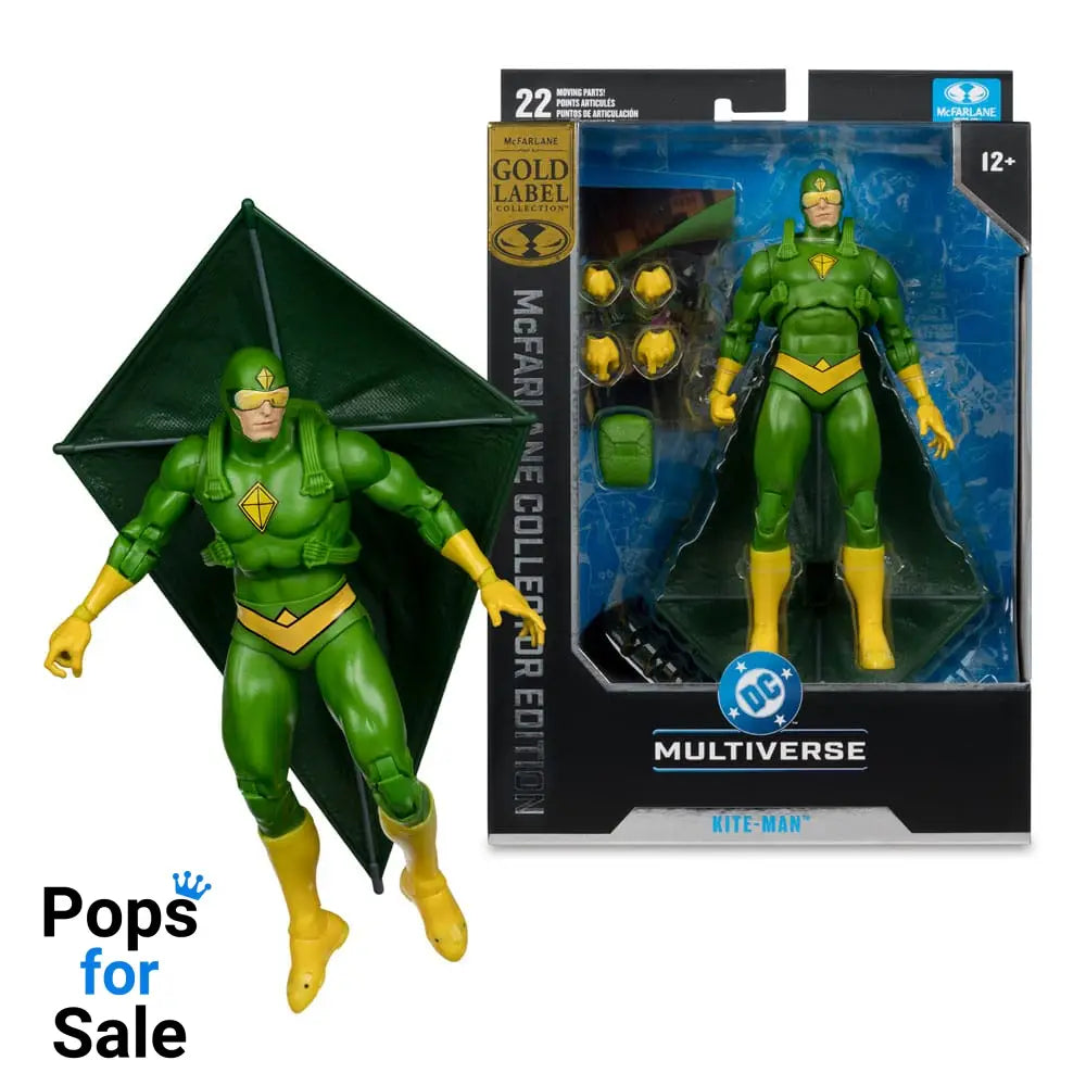 Batman Rogues DC Multiverse McFarlane Collector Edition Action Figure #43 Kite Man (Gold Label) 21 cm