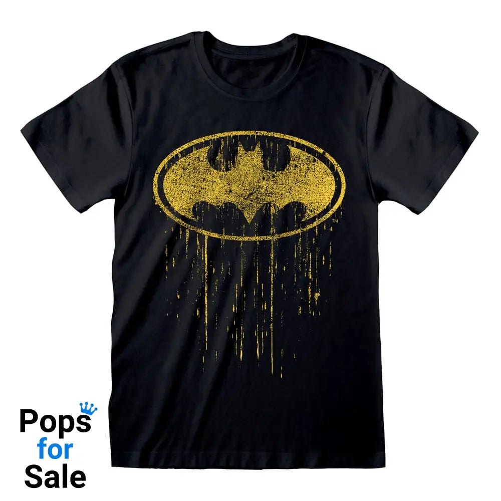 Batman T-Shirt Dripping Symbol Size M T-shirts