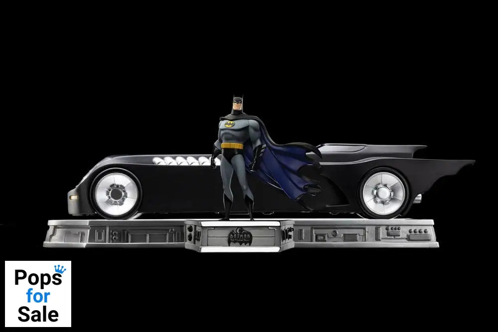 Batman The Animated Series (1992) Art Scale Set Deluxe 1/10 Batman and Batmobile 24 cm