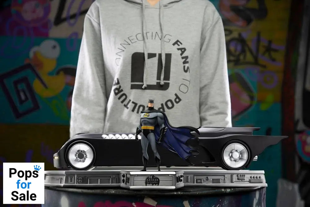 Batman The Animated Series (1992) Art Scale Set Deluxe 1/10 Batman and Batmobile 24 cm Statues